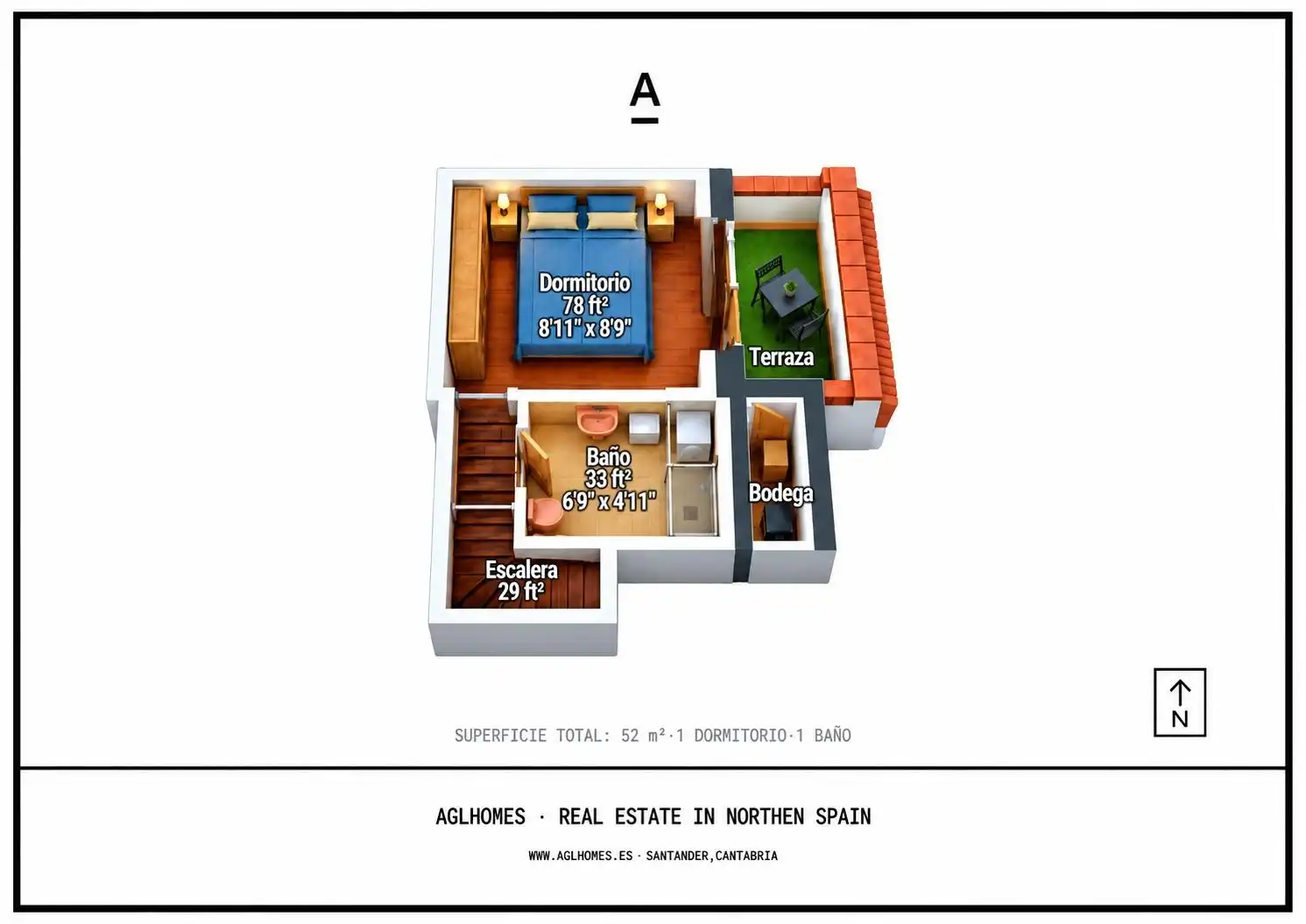 Attic for sale in Helgueras