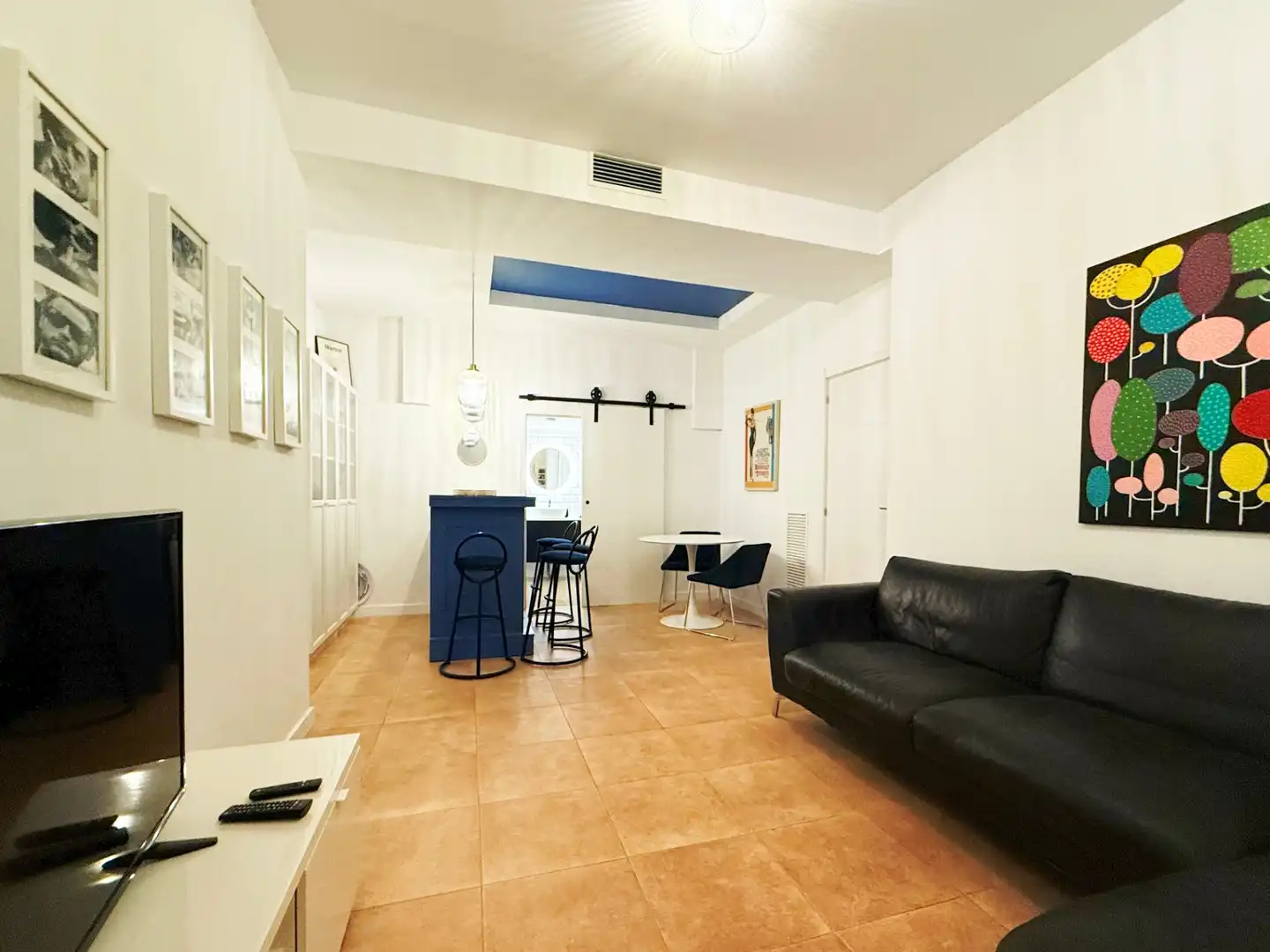 Sala d'estar de Casa o xalet en venda en L'Ampolla amb Aire condicionat, Calefacció i Jardí privat