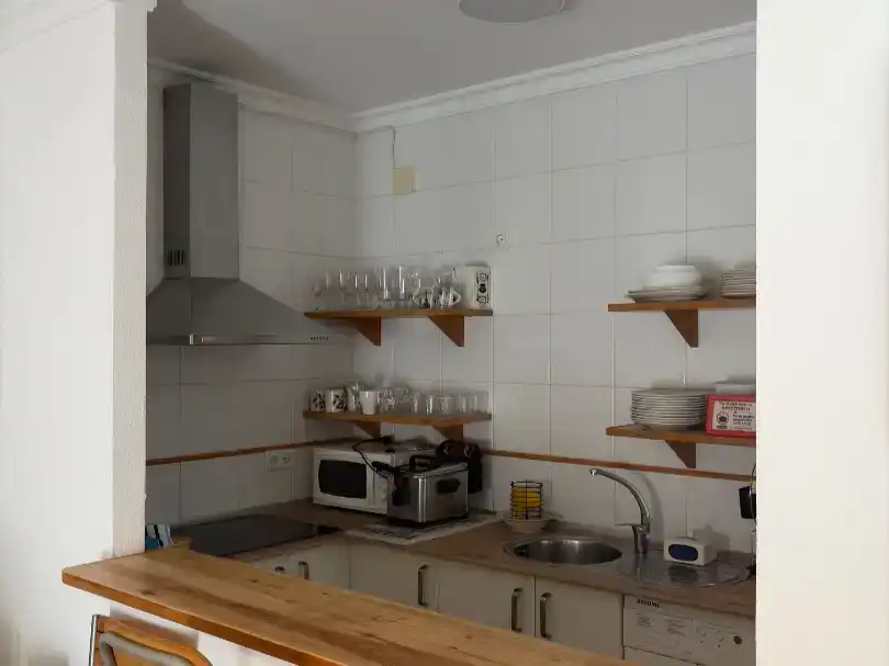 Küche von Wohnung zur Miete in Isla Cristina mit Klimaanlage, Schwimmbad und Balkon