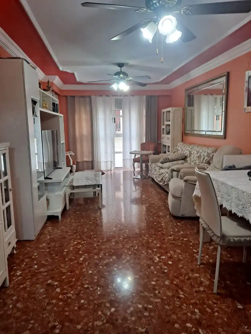 Living room of Flat for sale in Castellón de la Plana / Castelló de la Plana  with Air Conditioner, Heating and Terrace