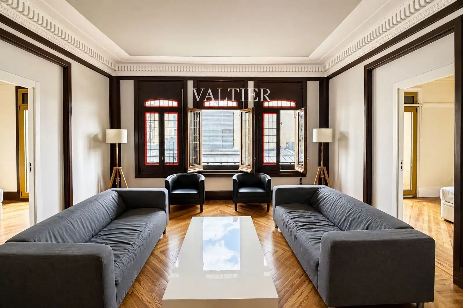 Sala d'estar de Pis de lloguer en  Madrid Capital amb Aire condicionat, Calefacció i Terrassa