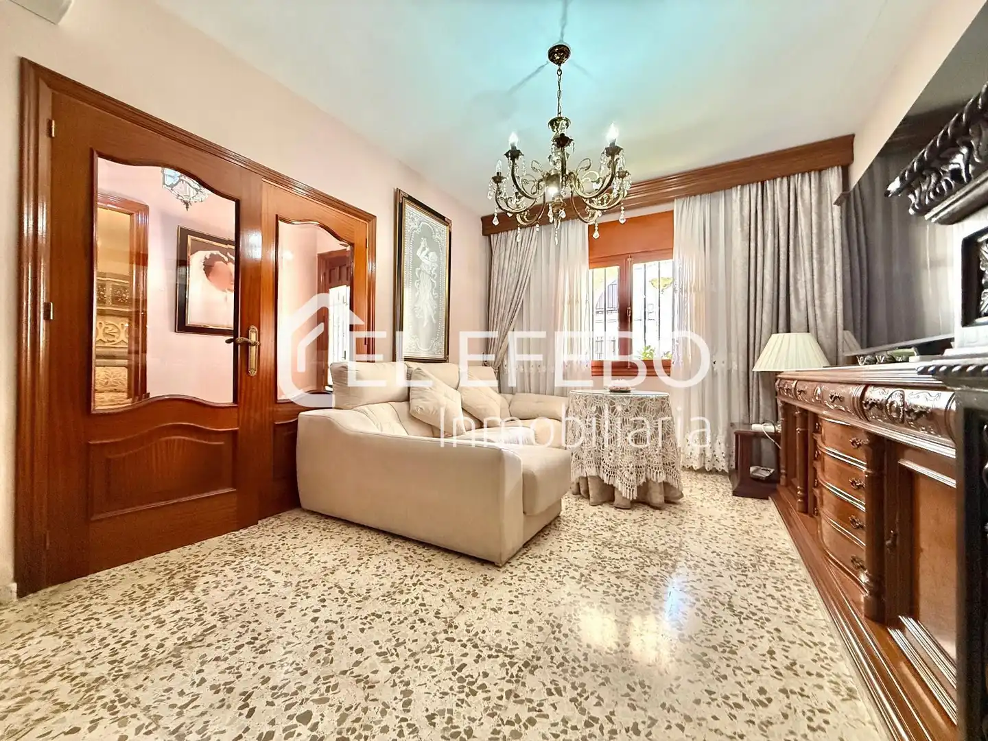 Sala d'estar de Casa o xalet en venda en Villanueva del Rosario amb Terrassa, Traster i Balcó