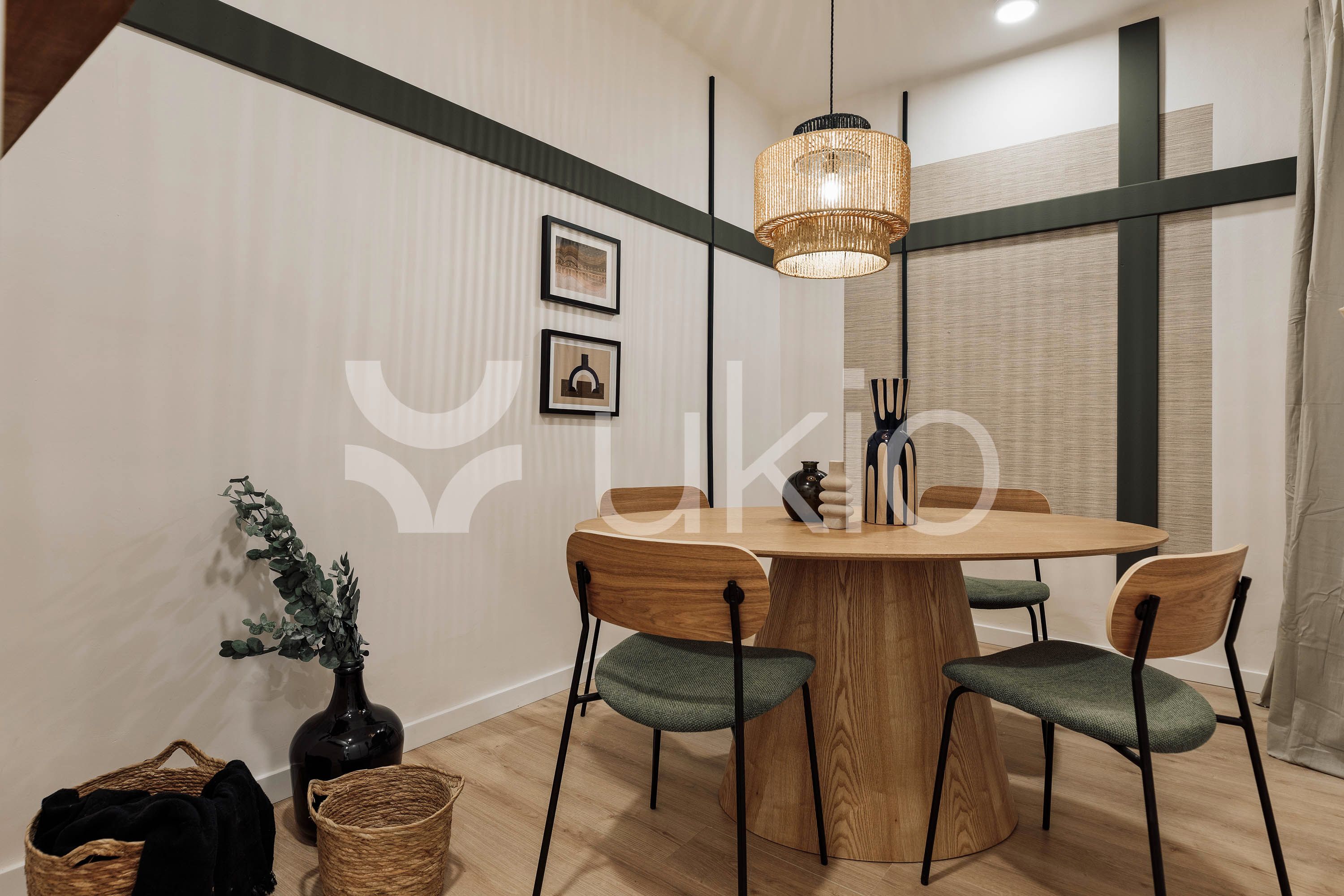 Dining room of Apartment to rent in  Barcelona Capital  with Air Conditioner, Heating and Terrace