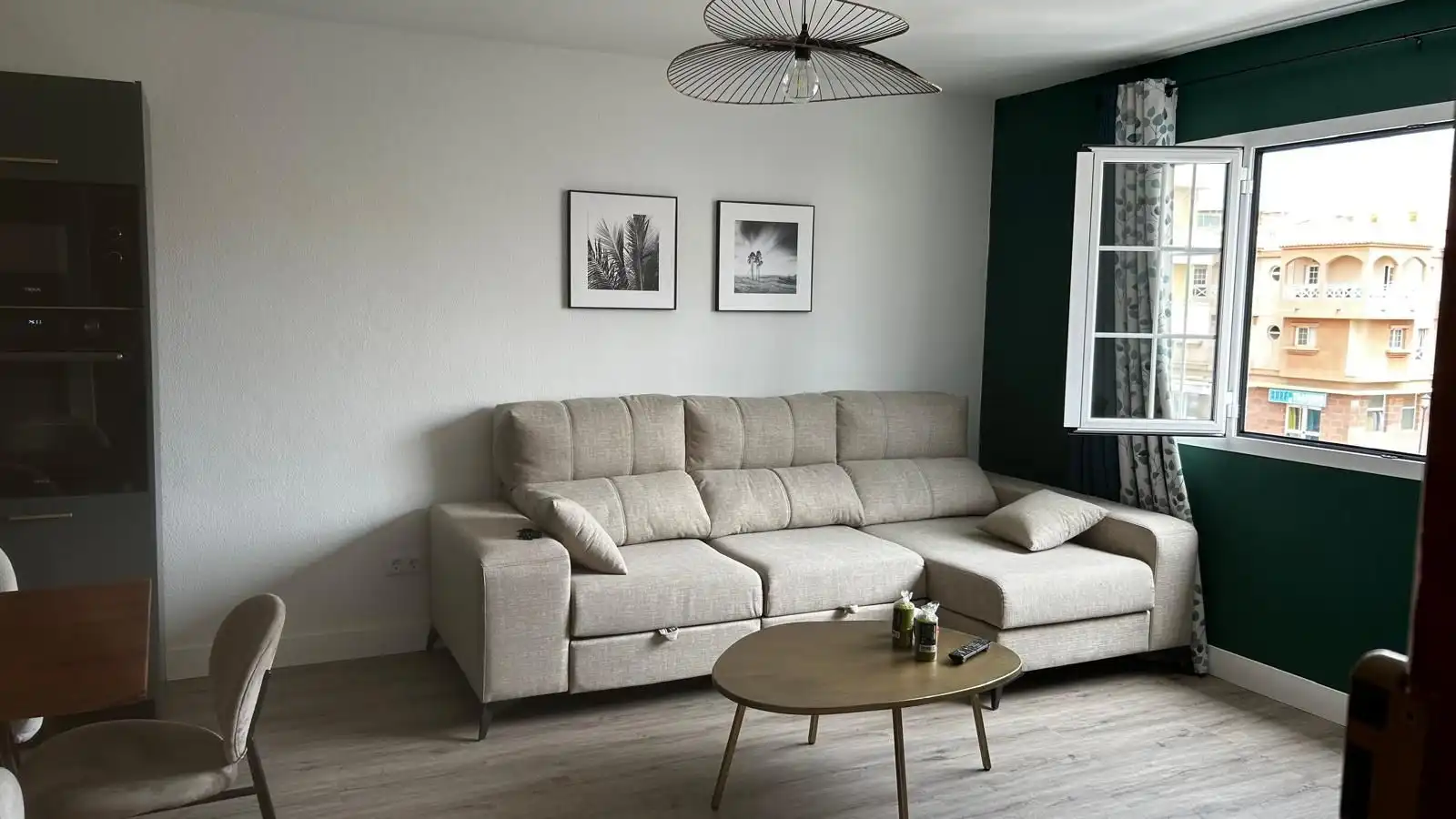 Living room of Flat for sale in La Oliva  with Storage room and Furnished