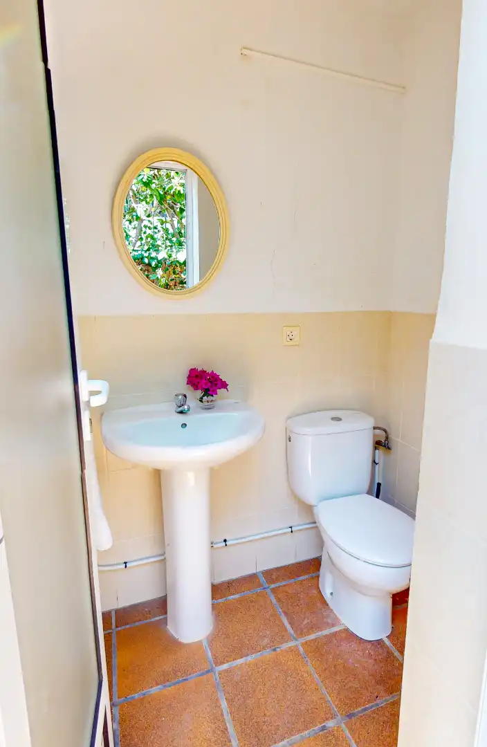 Baño de Casa o chalet de alquiler en Dénia con Aire acondicionado, Calefacción y Jardín privado