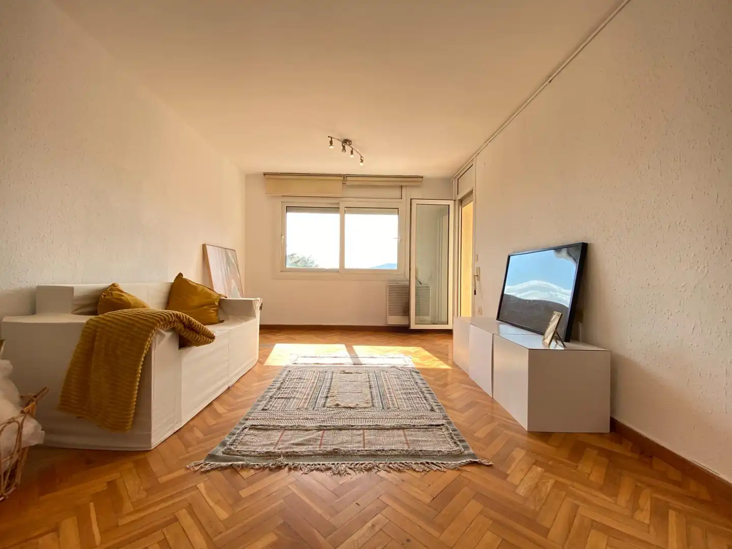 Sala de estar de Piso en venta en Terrassa con Balcón