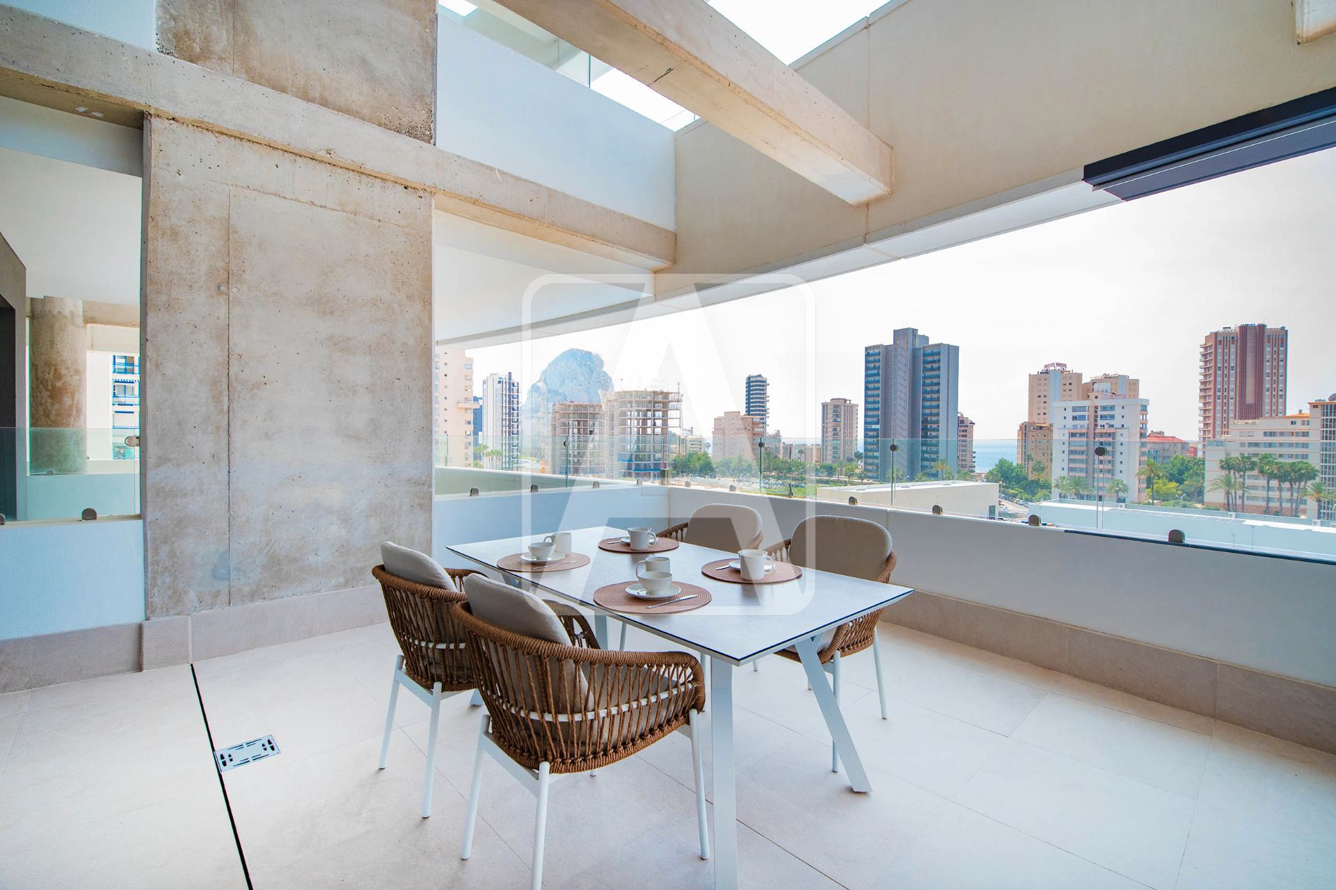 Terrace of Apartment for sale in Calpe / Calp  with Air Conditioner, Terrace and Storage room