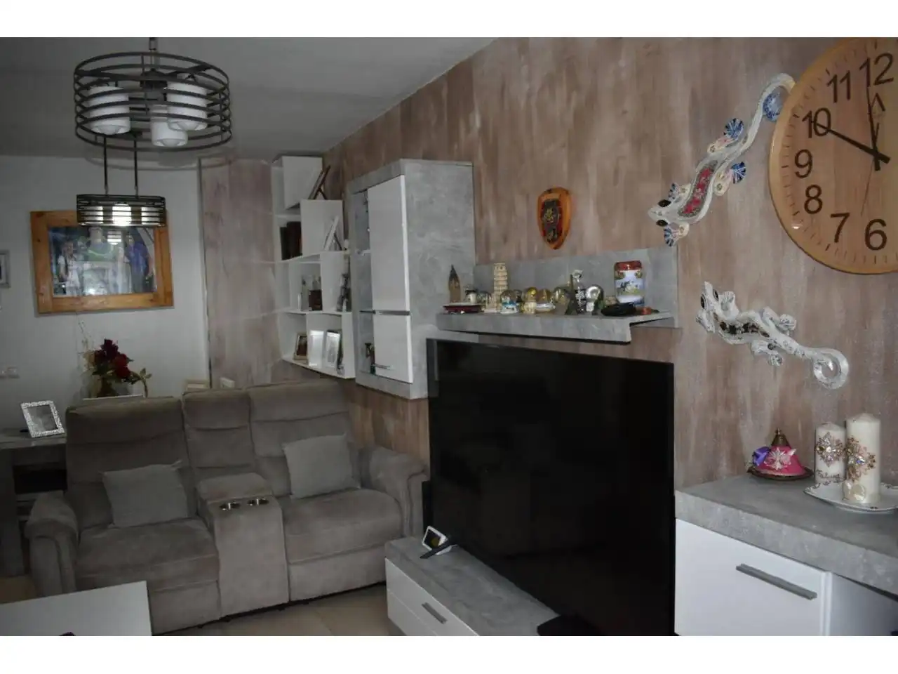 Sala de estar de Piso en venta en Vilallonga / Villalonga con Aire acondicionado, Calefacción y Trastero