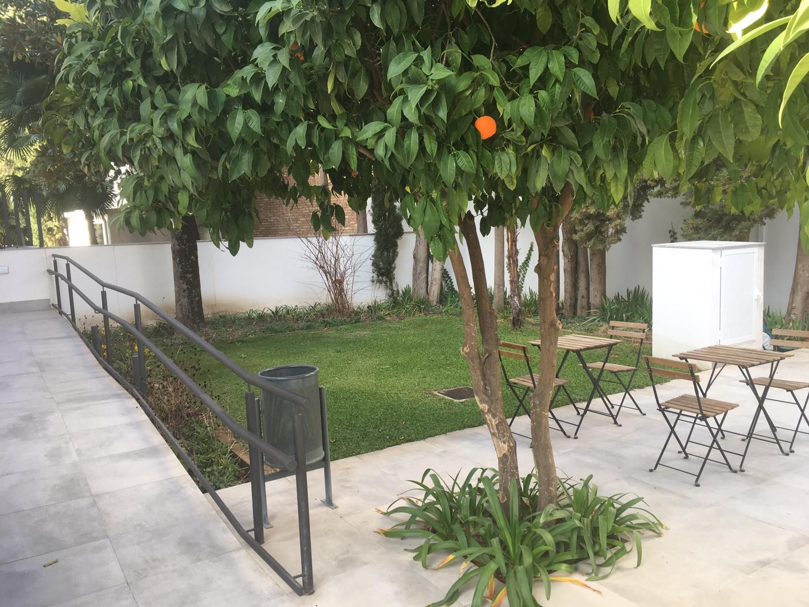 Garden of Apartment to rent in  Granada Capital  with Air Conditioner, Private garden and Furnished