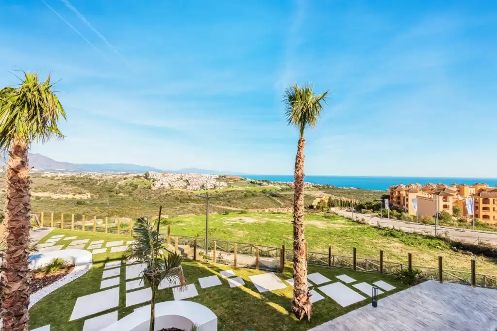 Jardí de Apartament en venda en Manilva amb Aire condicionat, Jardí privat i Terrassa