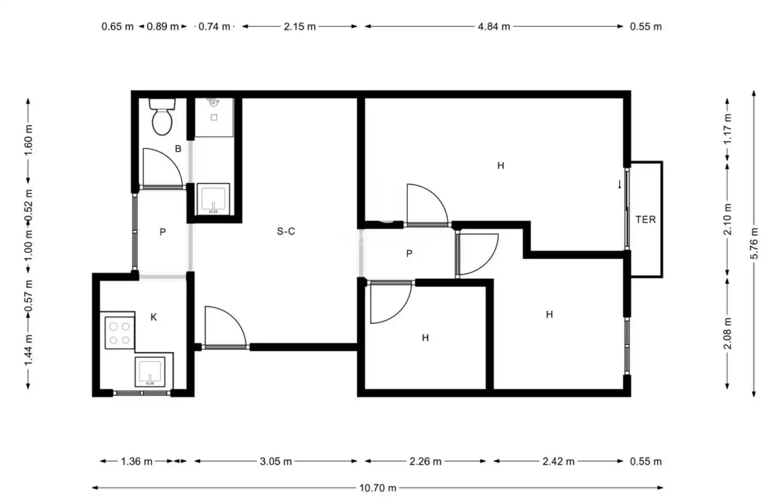 Flat for sale in Barcelona  with Terrace and Balcony