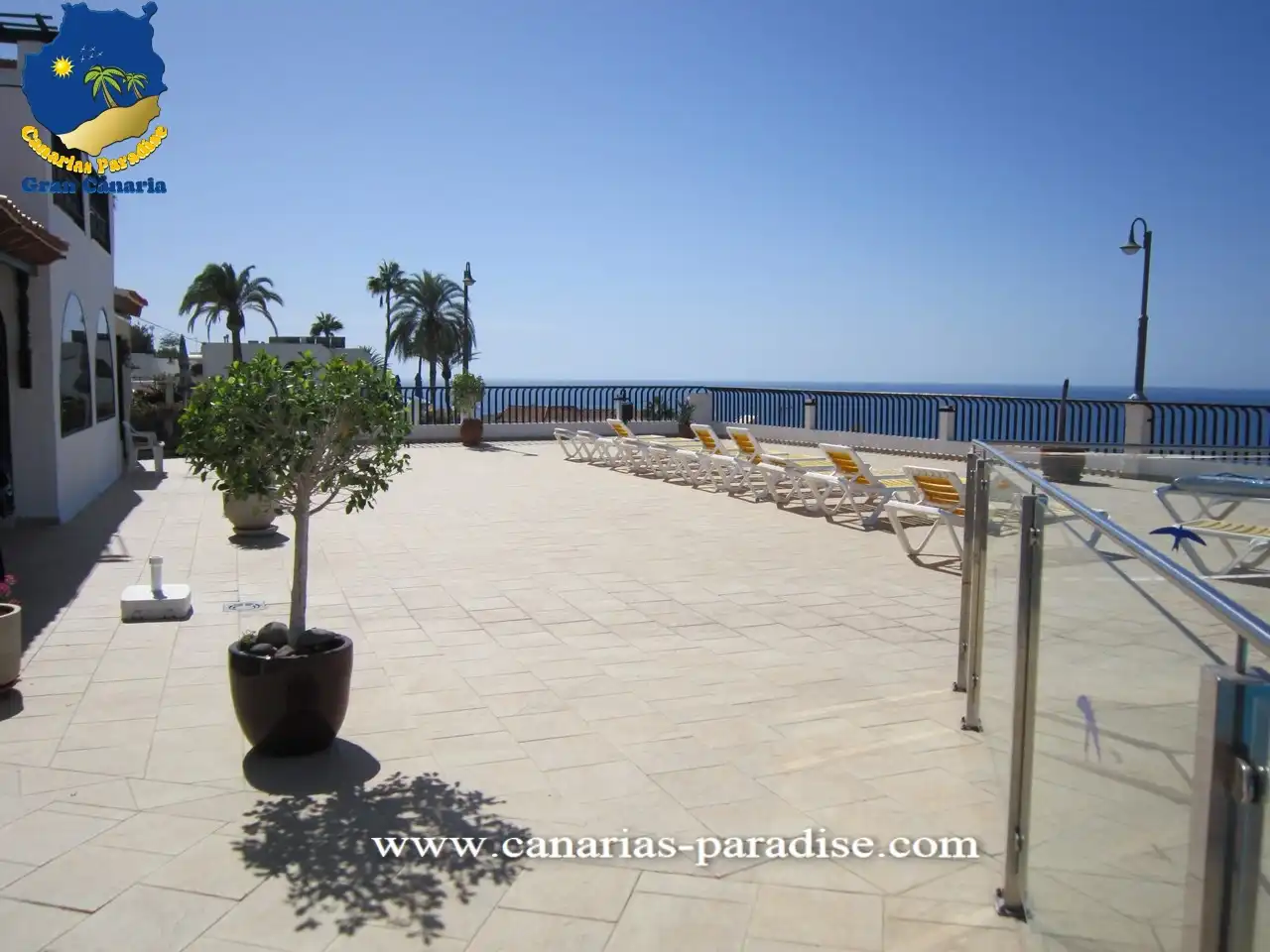 Terrasse von Maisonette zum Verkauf in Mogán mit Klimaanlage, Terrasse und Möbliert