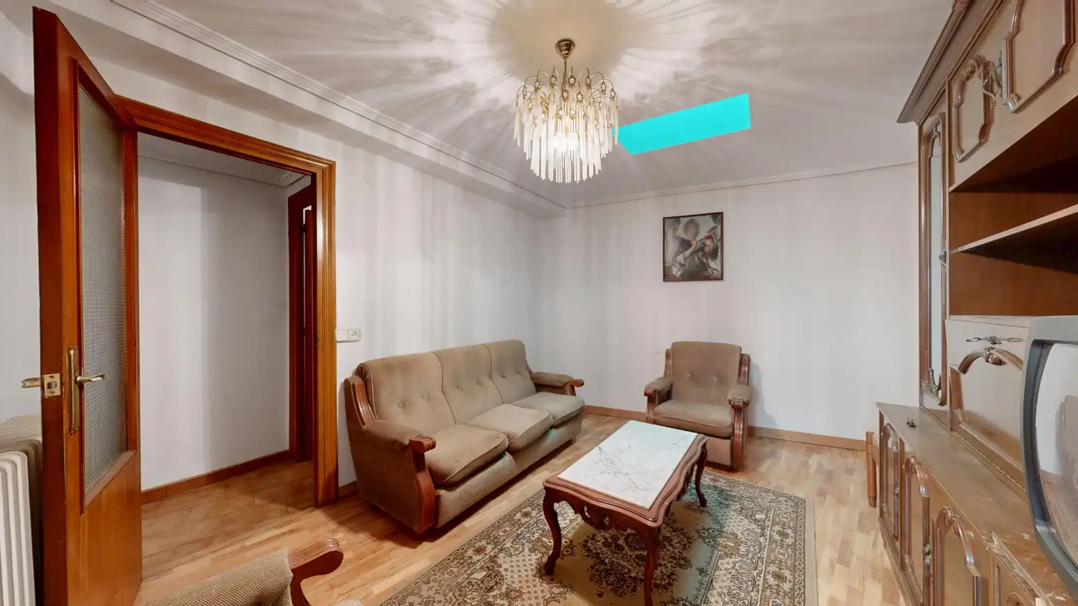 Sala de estar de Casa o chalet en venta en Ujué / Uxue con Calefacción, Parquet y Terraza