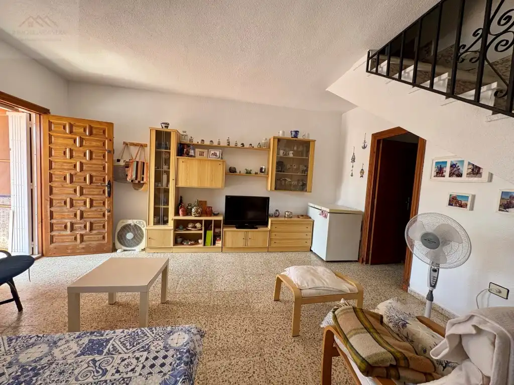 Sala de estar de Dúplex de alquiler en Mazarrón con Terraza, Amueblado y Lavadora