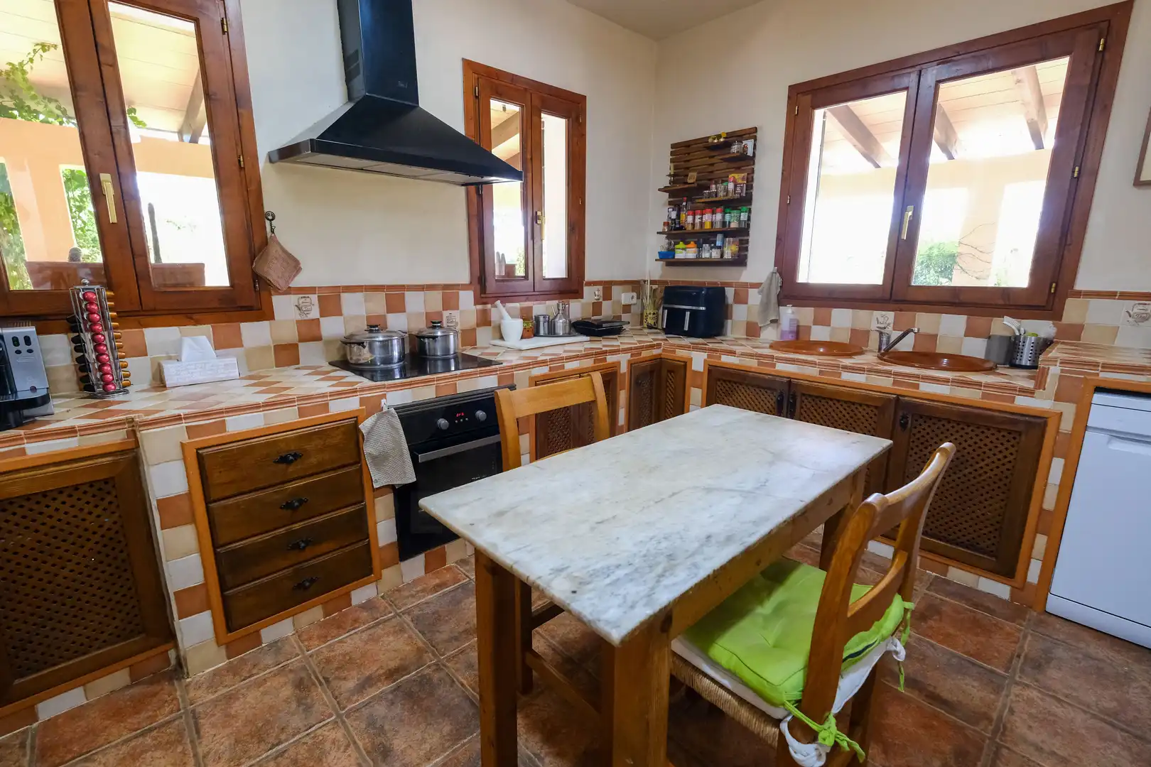 Cuina de Finca rústica en venda en Lloseta amb Aire condicionat, Calefacció i Terrassa