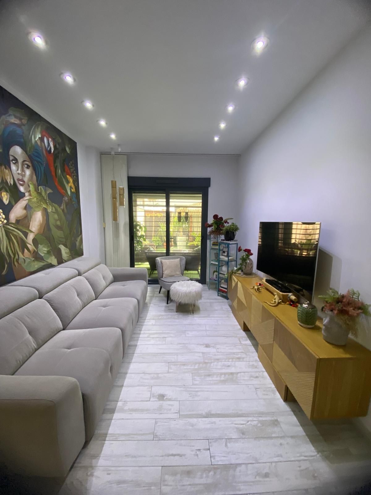 Living room of Planta baja for sale in  Murcia Capital  with Terrace and Community pool