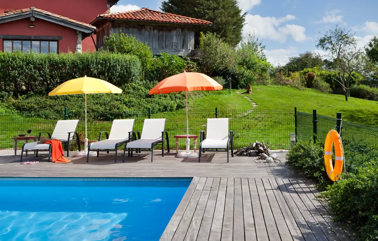 Terraza de Casa o chalet en venta en Nava con Calefacción, Jardín privado y Parquet