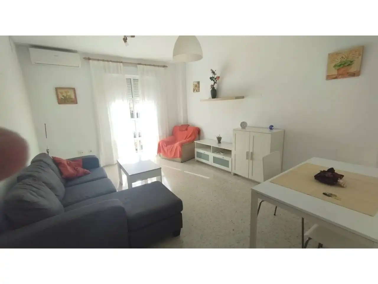 Living room of Flat for sale in  Huelva Capital  with Air Conditioner, Heating and Storage room