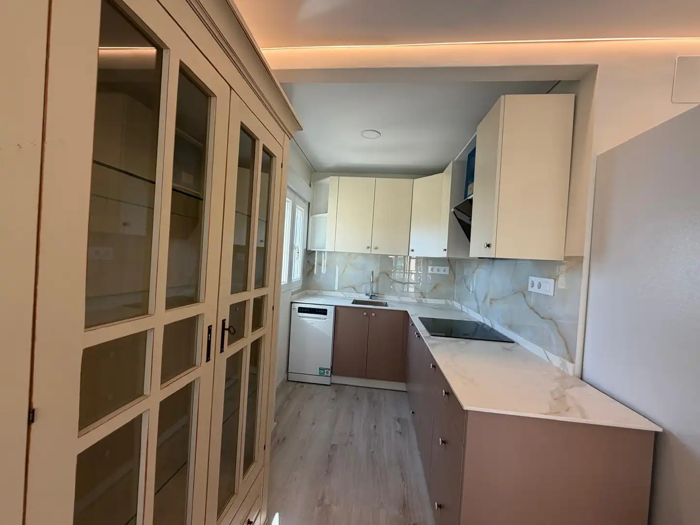 Cocina de Apartamento en venta en Calpe / Calp con Aire acondicionado, Calefacción y Terraza