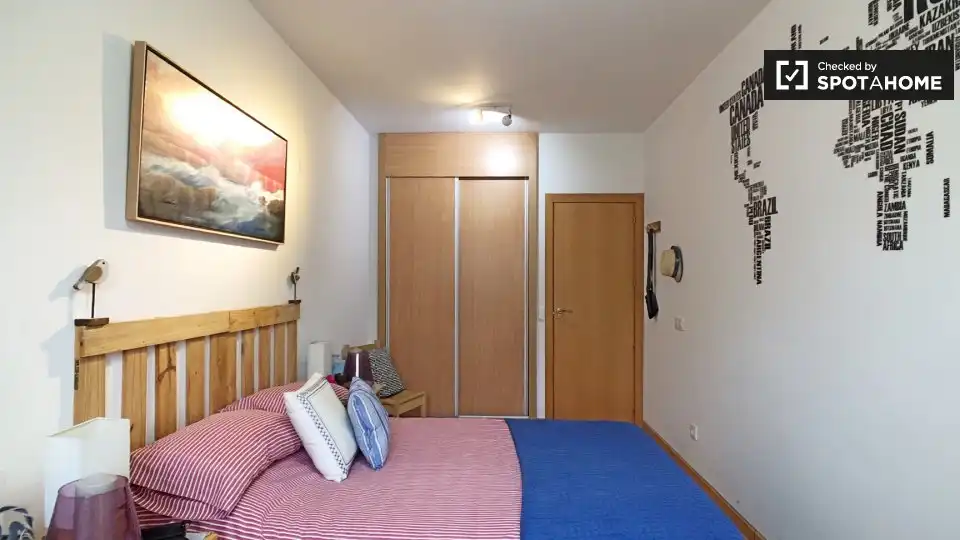Bedroom of Flat for share in Getafe  with Air Conditioner, Heating and Furnished