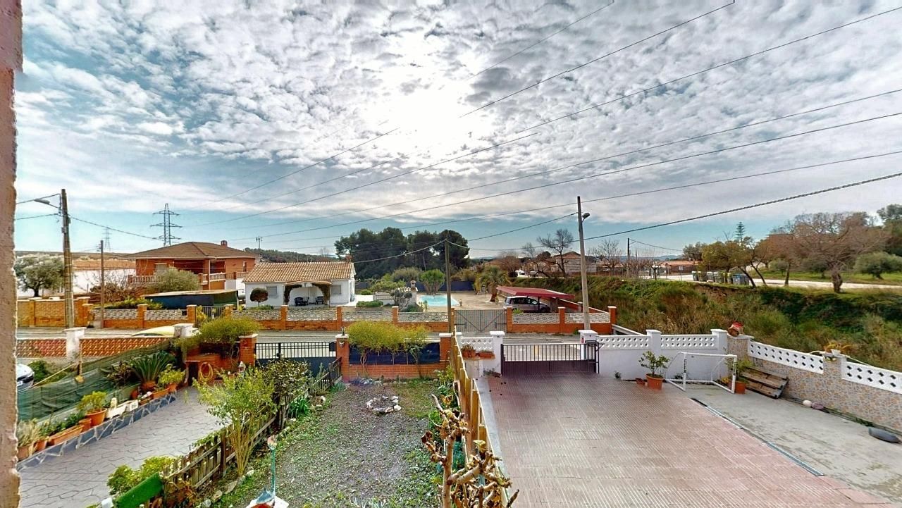 Exterior view of Single-family semi-detached for sale in Piera  with Air Conditioner, Heating and Private garden