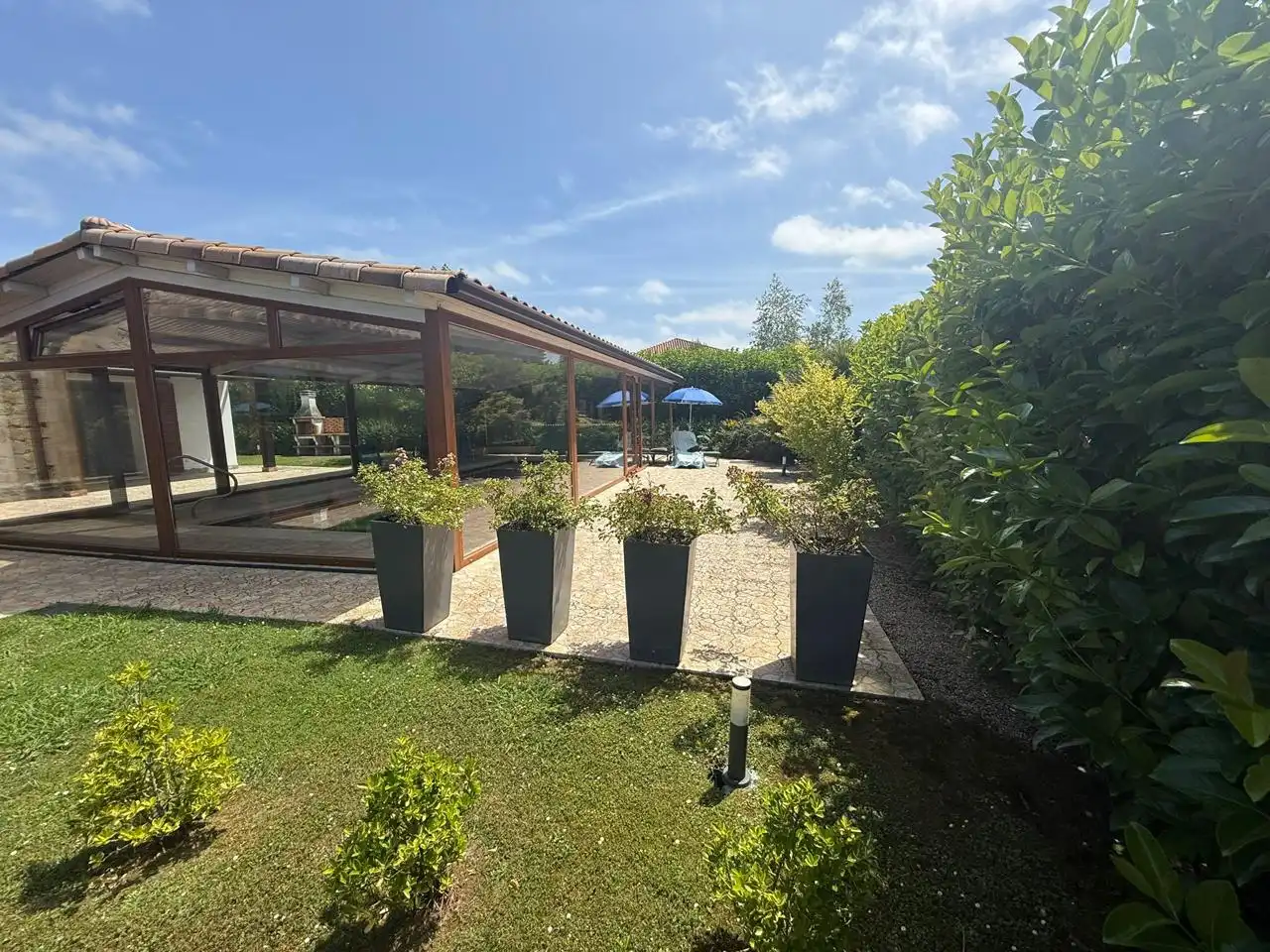 Terraza de Casa o chalet en venta en Ribamontán al Mar con Jardín privado, Terraza y Piscina