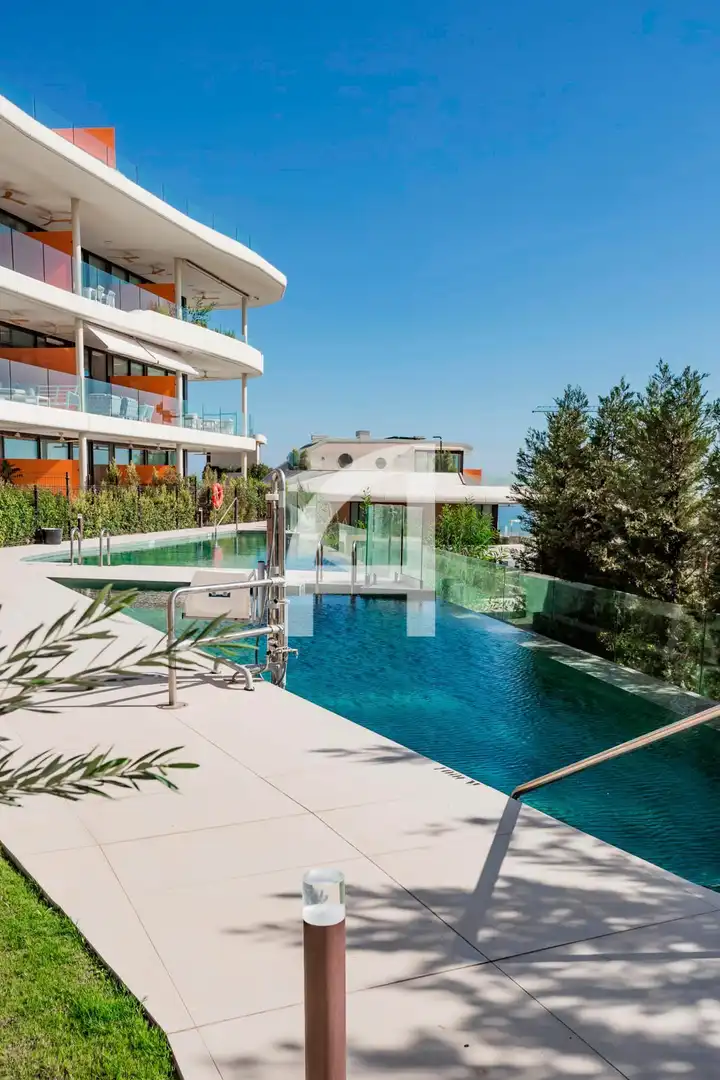 Swimming pool of Flat for rent in Fuengirola  with Air Conditioner, Heating and Private garden