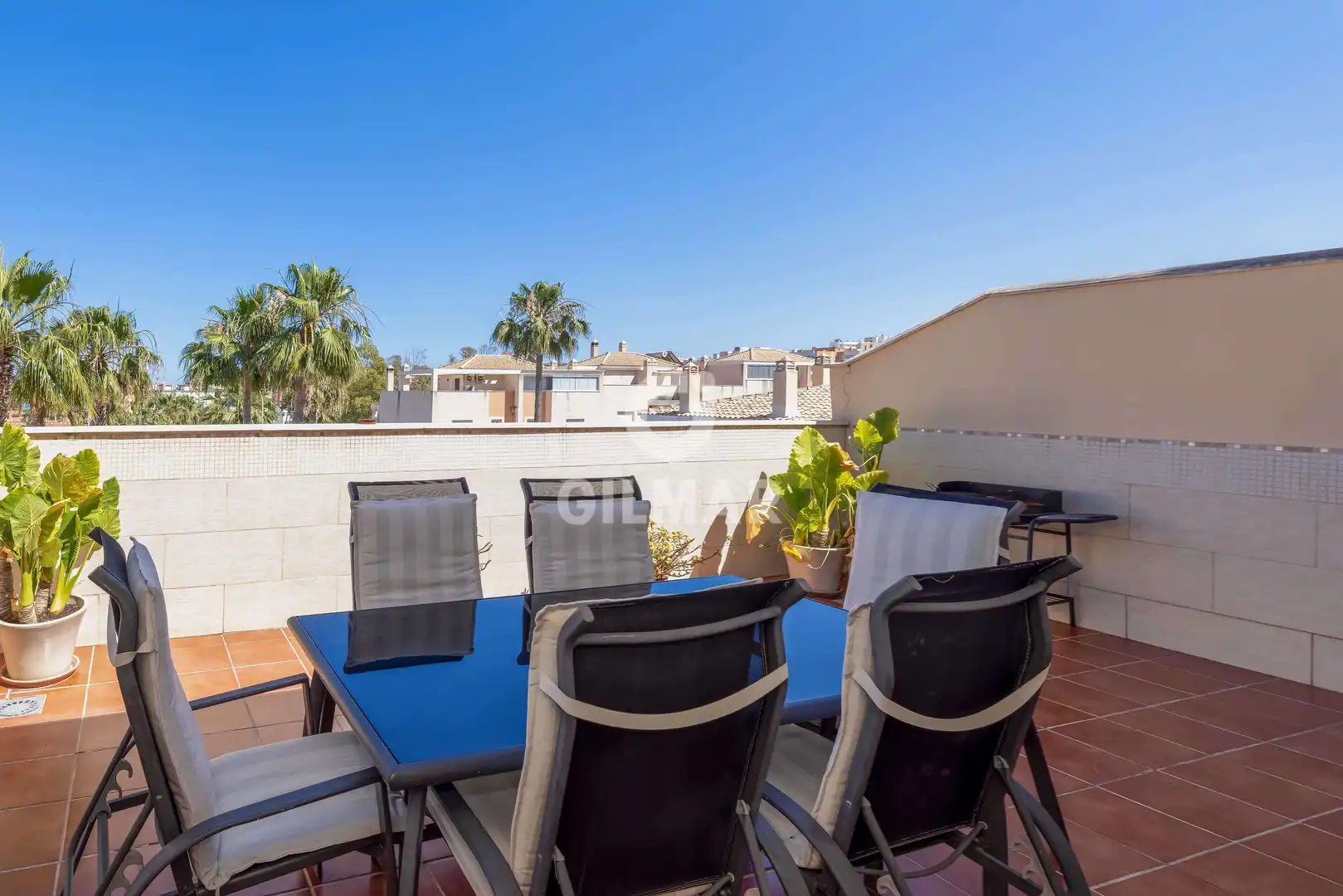Terraza de Casa adosada en venta en Torremolinos con Calefacción, Jardín privado y Piscina