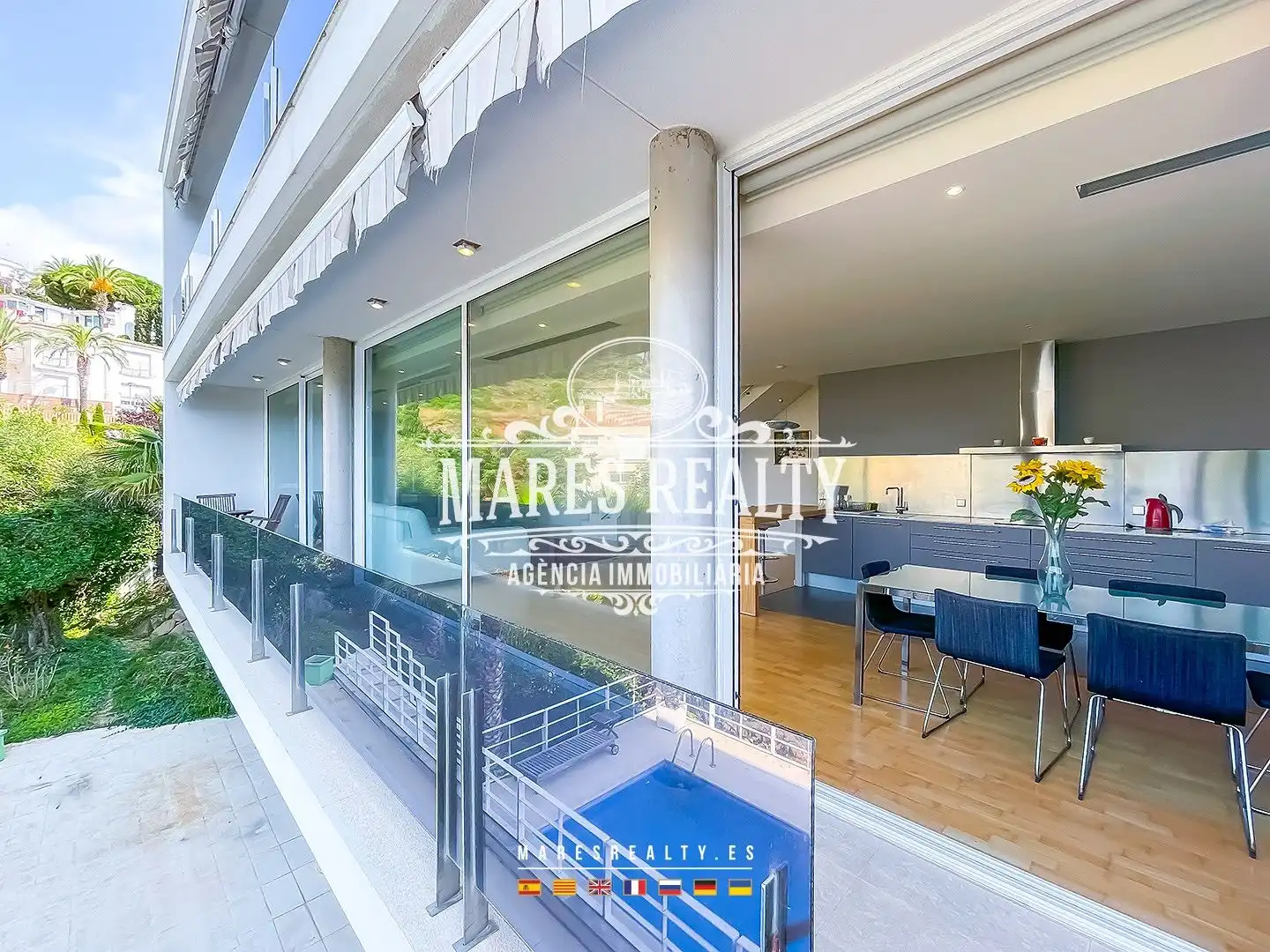 Terrassa de Casa o xalet en venda en Lloret de Mar amb Aire condicionat, Calefacció i Jardí privat
