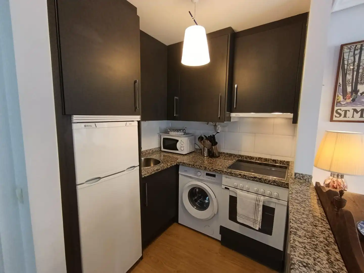 Kitchen of Apartments for sale in Aller  with Furnished