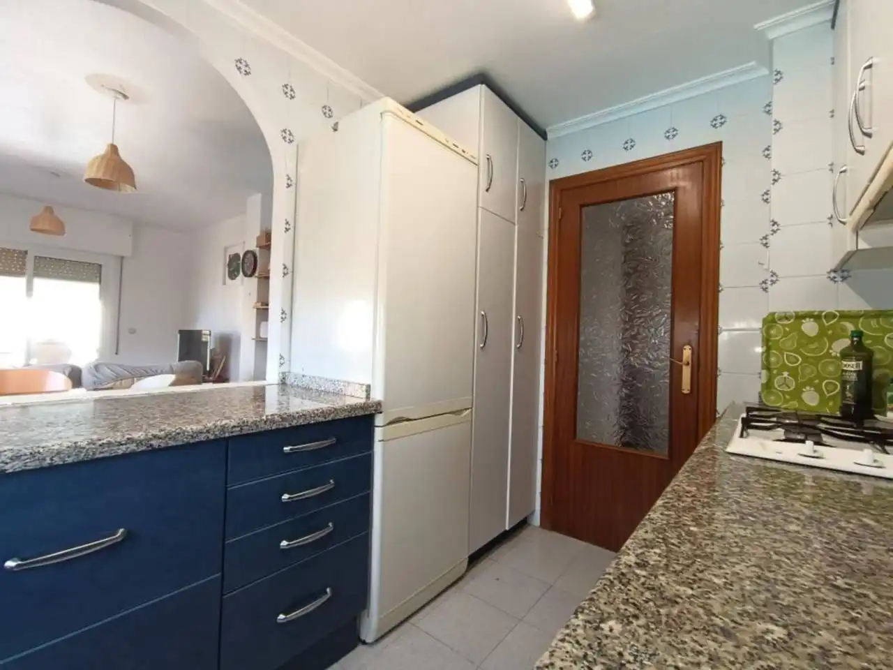Kitchen of Flat for rent in El Campello  with Air Conditioner, Terrace and Furnished