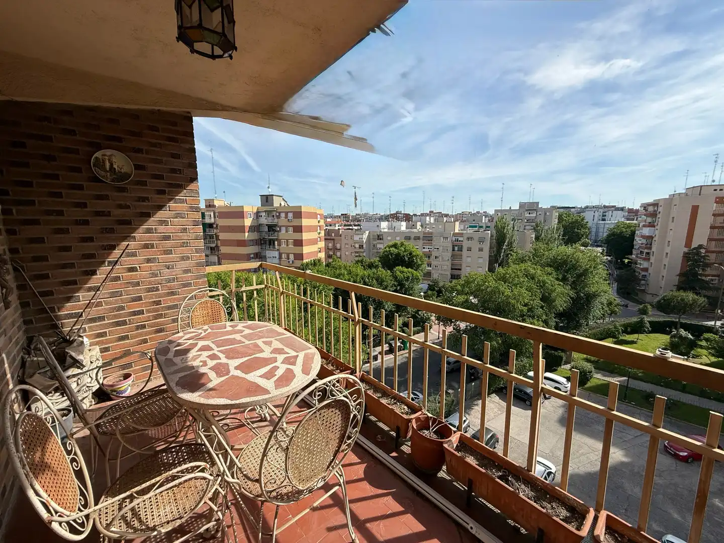 Terrasse von Wohnung zum Verkauf in Móstoles mit Heizung, Parkett und Terrasse