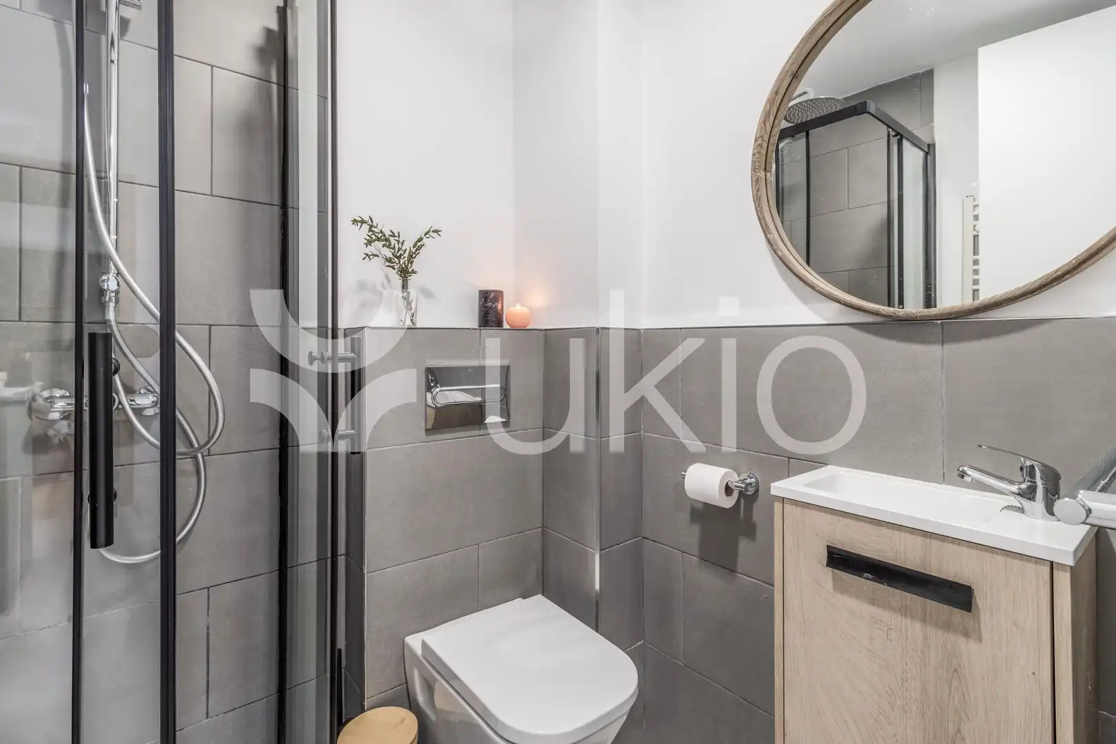 Baño de Apartamento de alquiler en Madrid con Aire acondicionado, Calefacción y Amueblado
