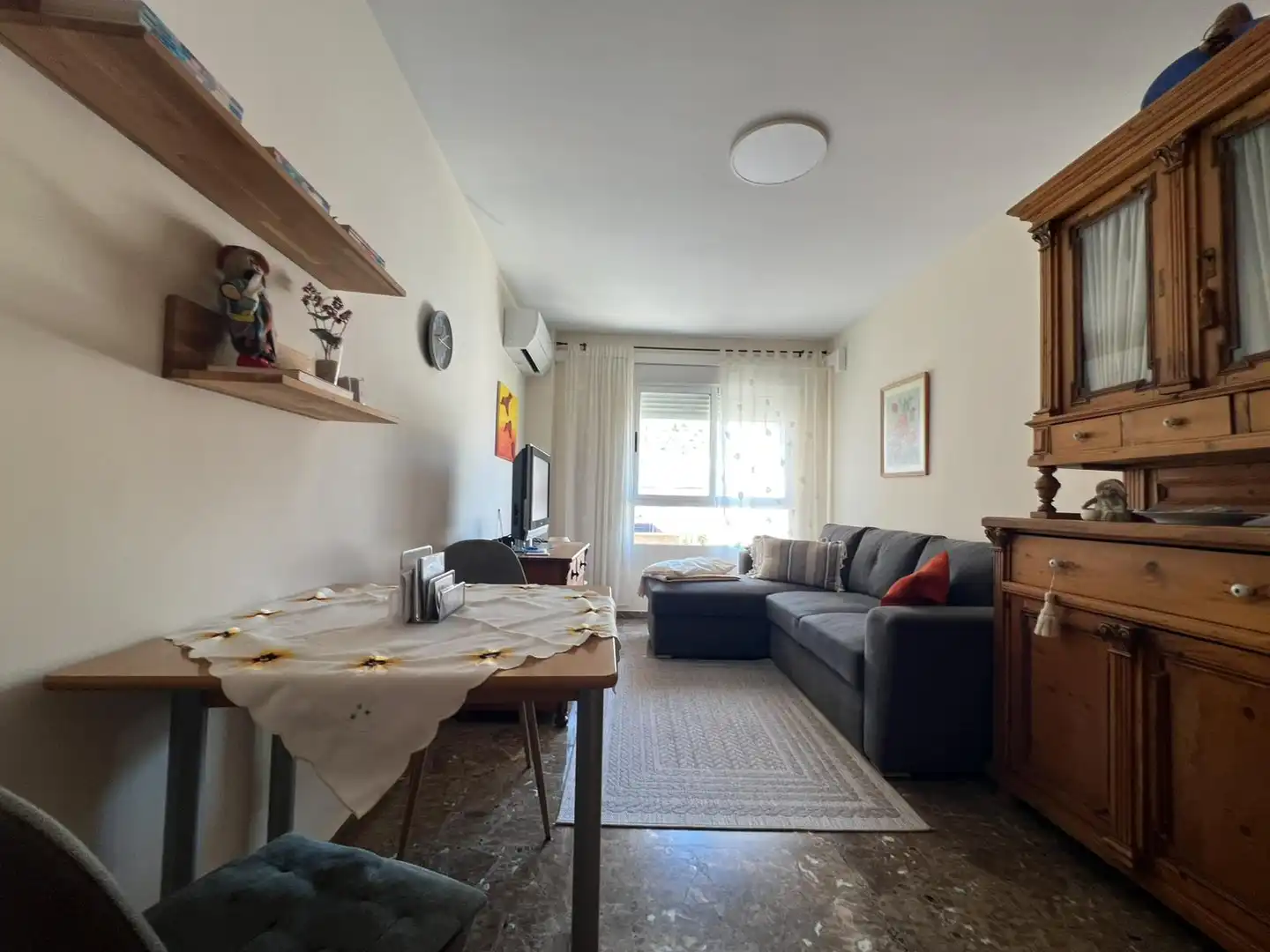 Sala d'estar de Pis en venda en Pedreguer amb Aire condicionat, Traster i Balcó
