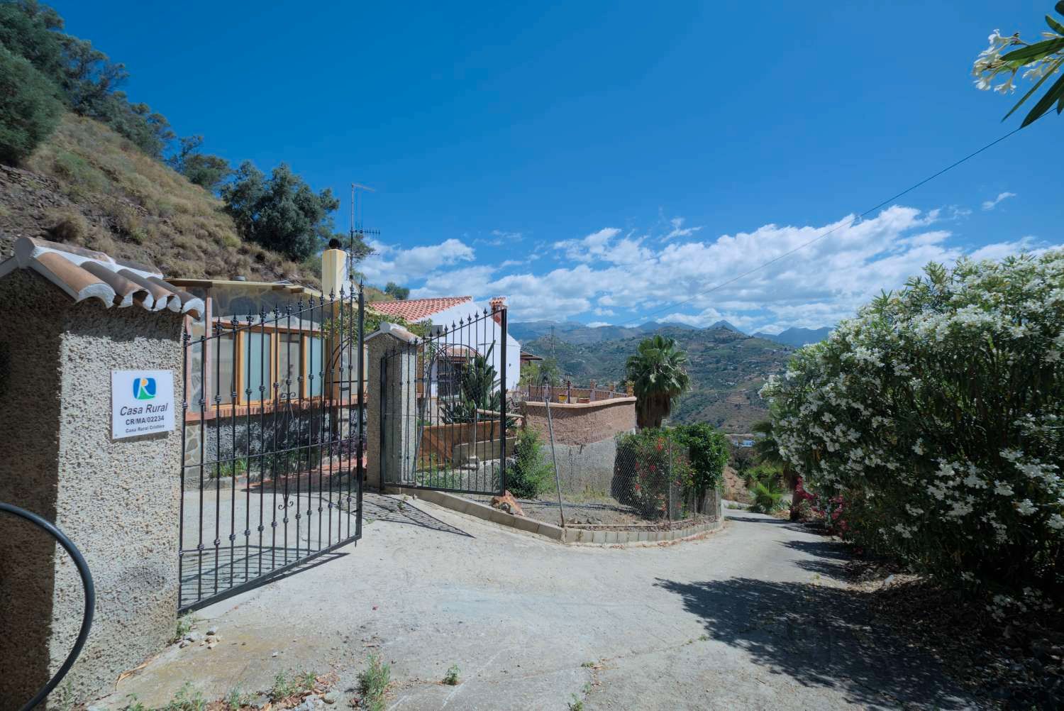 Vista exterior de Finca rústica en venda en Sayalonga amb Piscina i Moblat