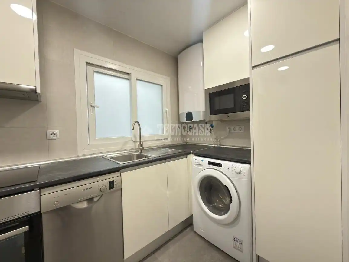 Cocina de Piso de alquiler en Madrid con Aire acondicionado, Calefacción y Terraza