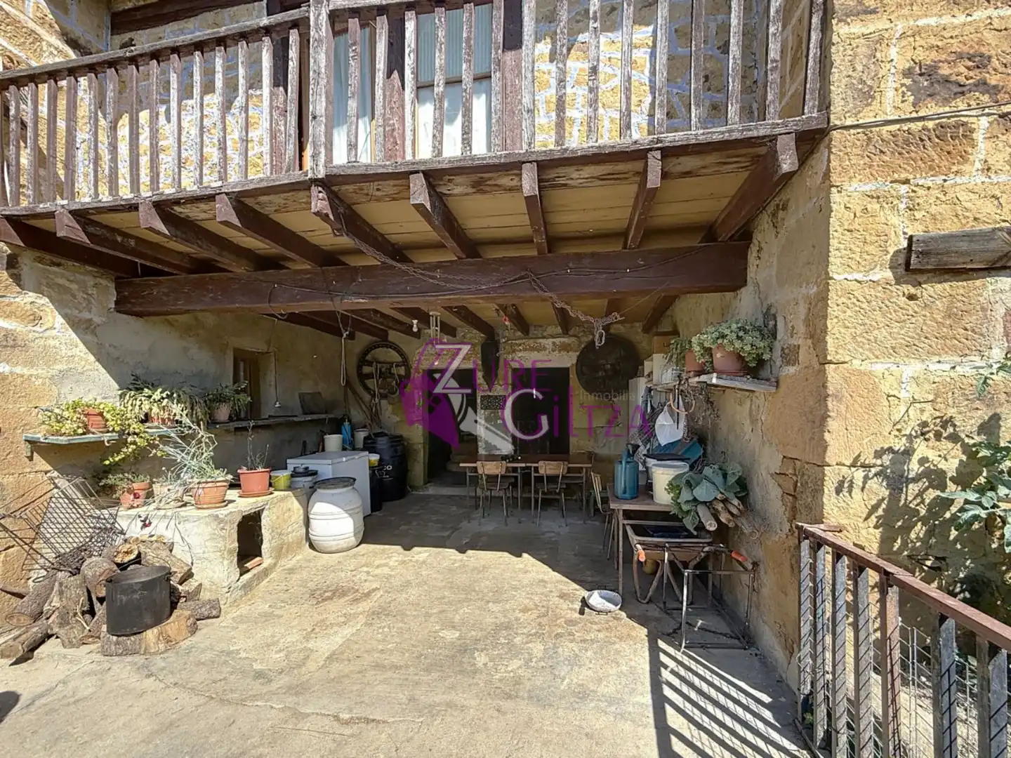 Terraza de Finca rústica en venta en Muxika con Jardín privado