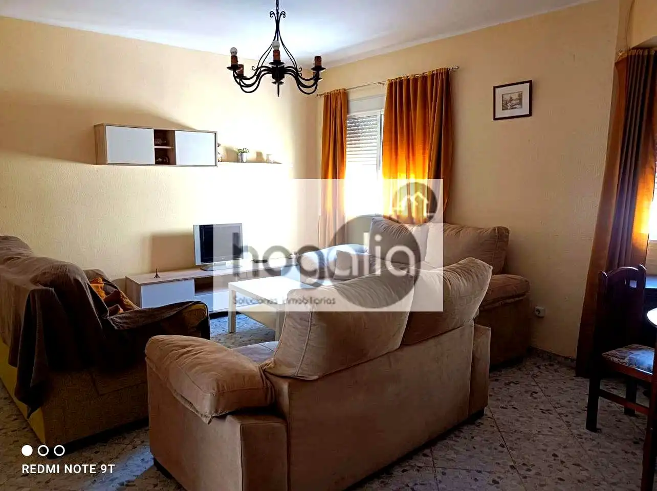 Sala de estar de Piso de alquiler en Sevilla con Aire acondicionado y Amueblado