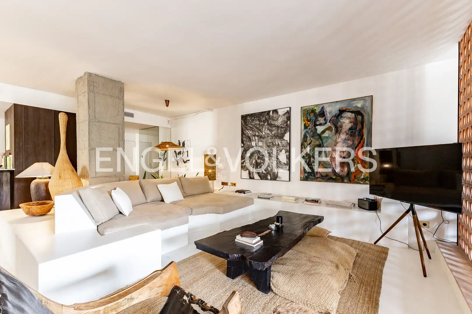 Sala d'estar de Loft en venda en Barcelona amb Aire condicionat, Calefacció i Terrassa