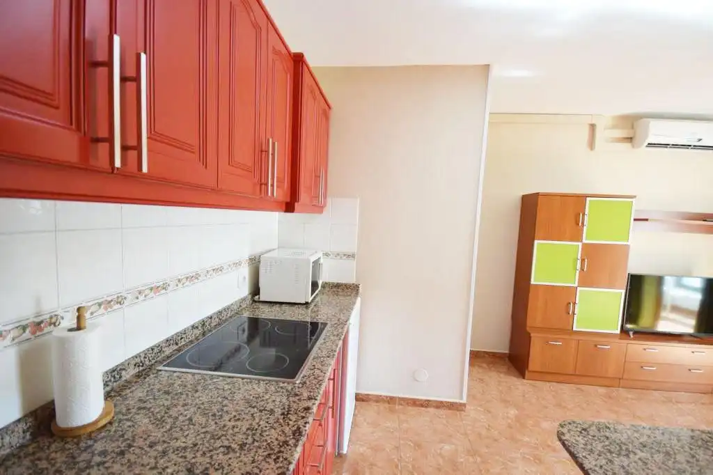 Cocina de Apartamento de alquiler en Mogán con Amueblado, Balcón y Piscina comunitaria
