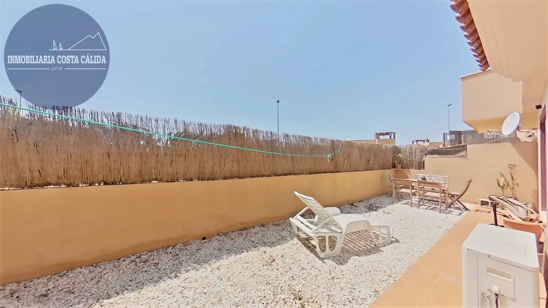 Terrasse von Wohnungen zum Verkauf in Águilas mit Klimaanlage, Heizung und Privatgarten