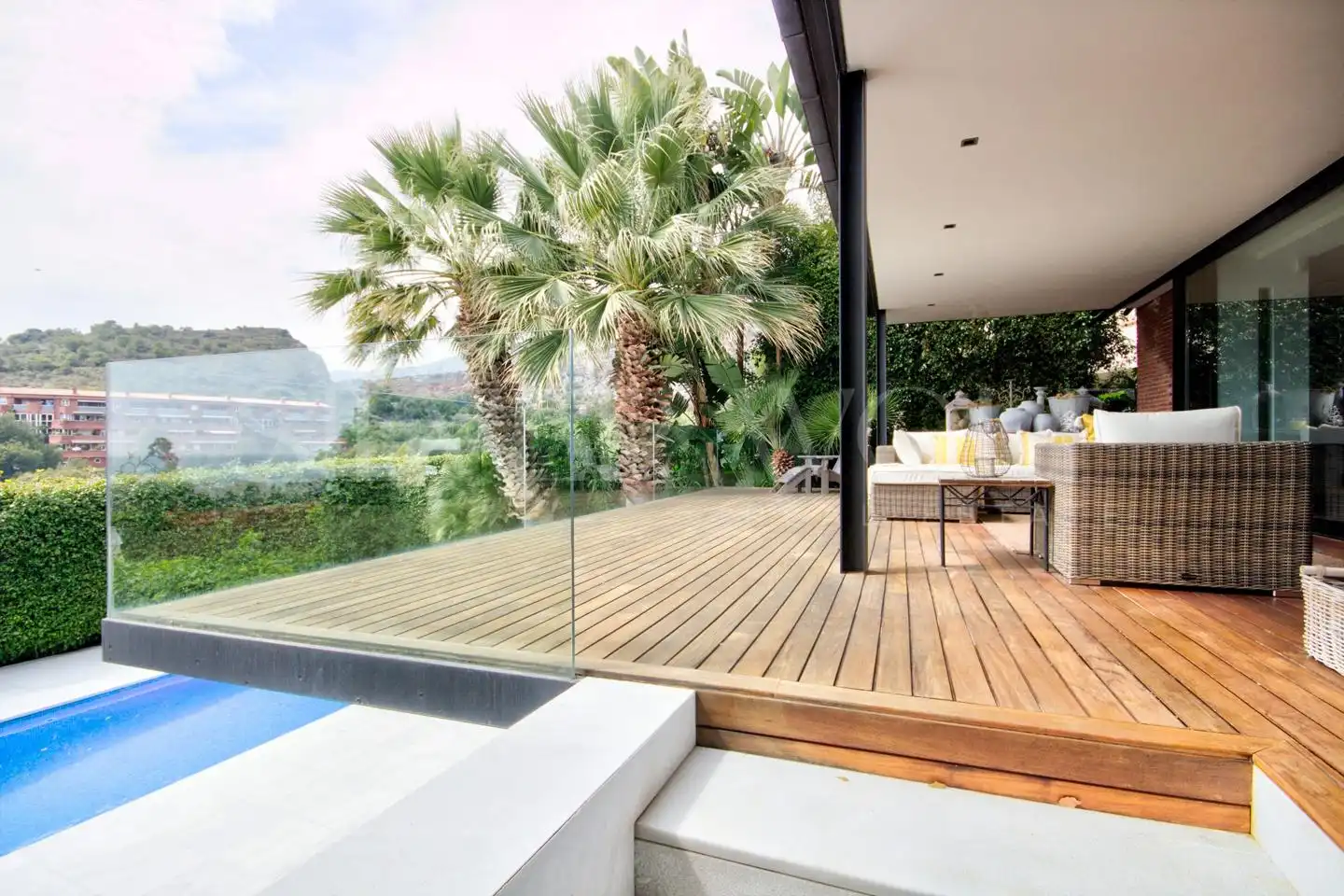 Terraza de Casa o chalet en venta en Sitges con Aire acondicionado, Calefacción y Jardín privado