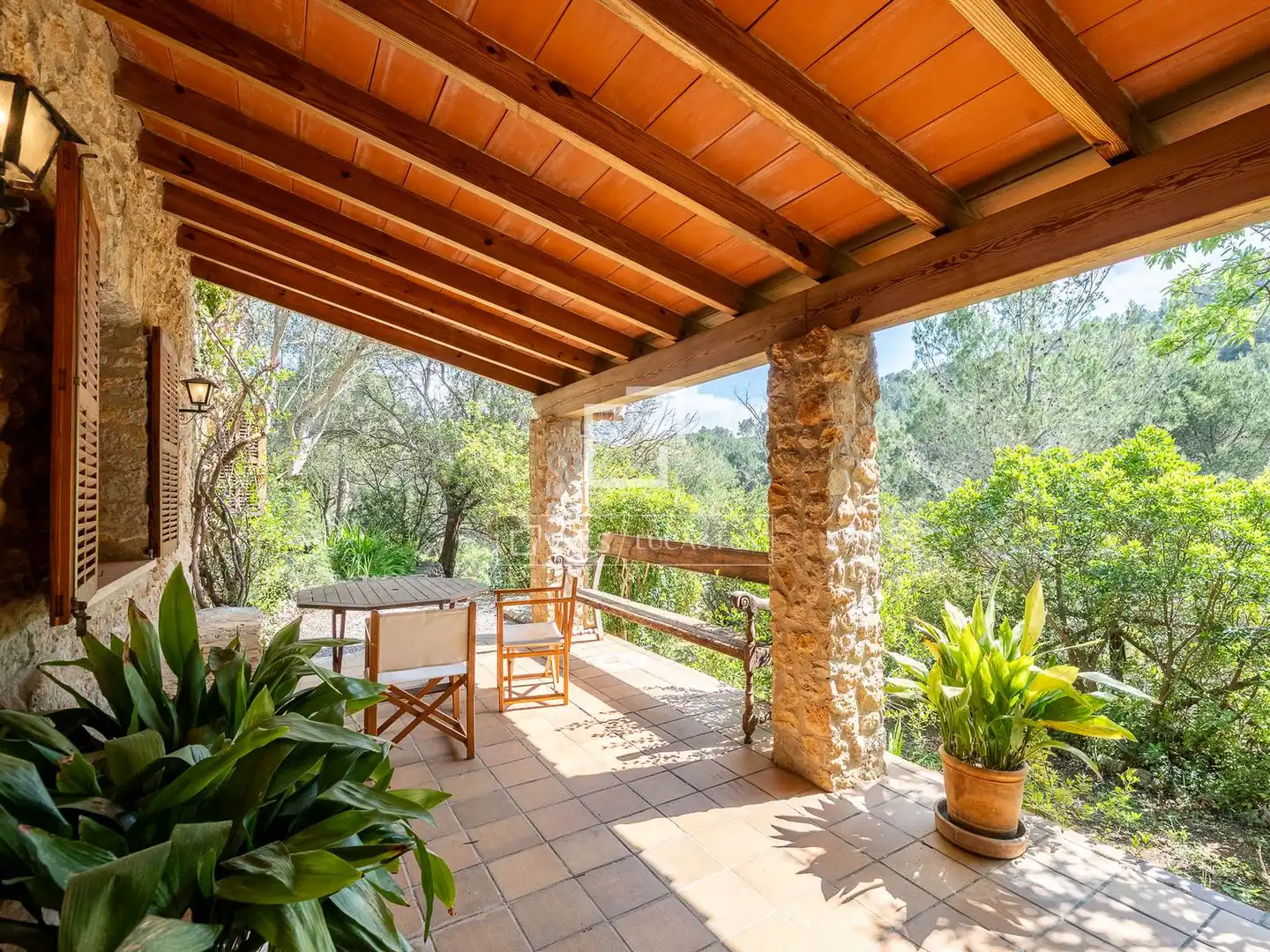 Terraza de Finca rústica de alquiler en Mancor de la Vall con Jardín privado, Terraza y Trastero