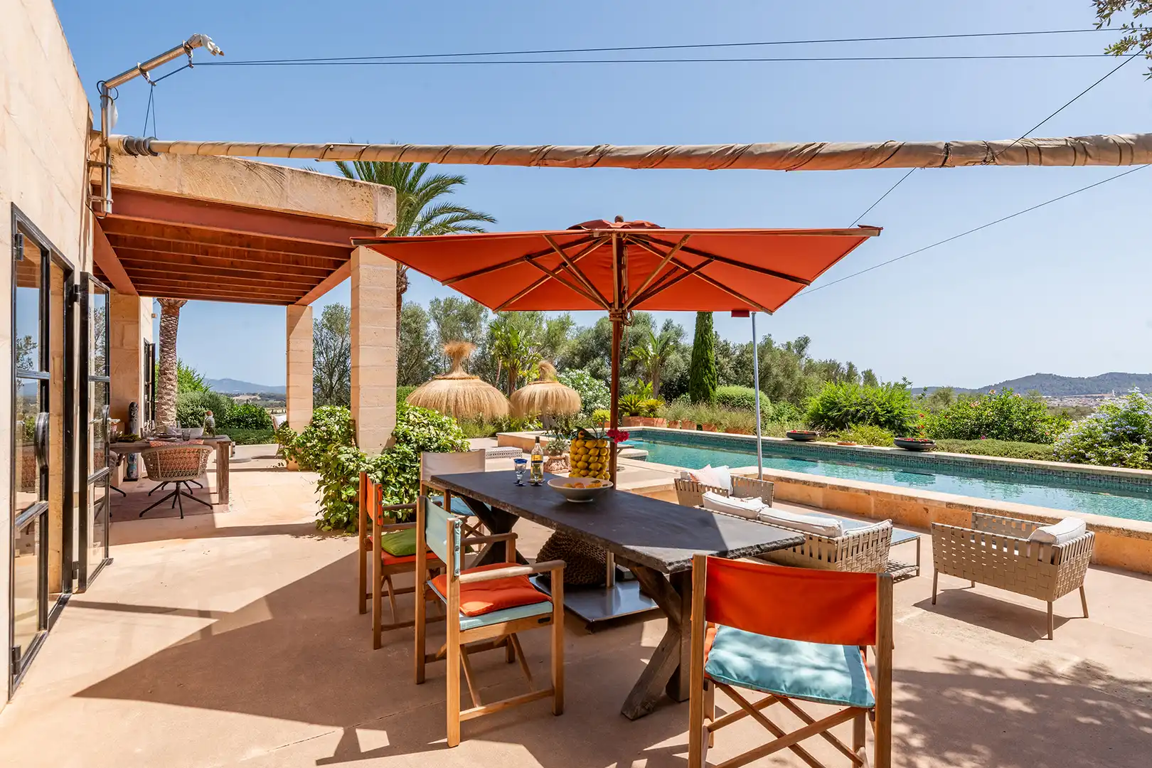 Terrassa de Finca rústica en venda en Porreres amb Aire condicionat, Calefacció i Parquet