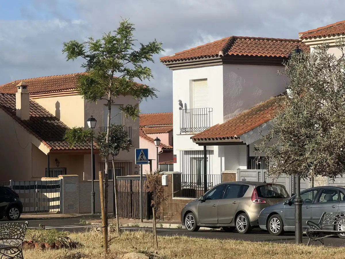 Vista exterior de Casa o xalet en venda en Fuente de Piedra amb Aire condicionat, Jardí privat i Terrassa
