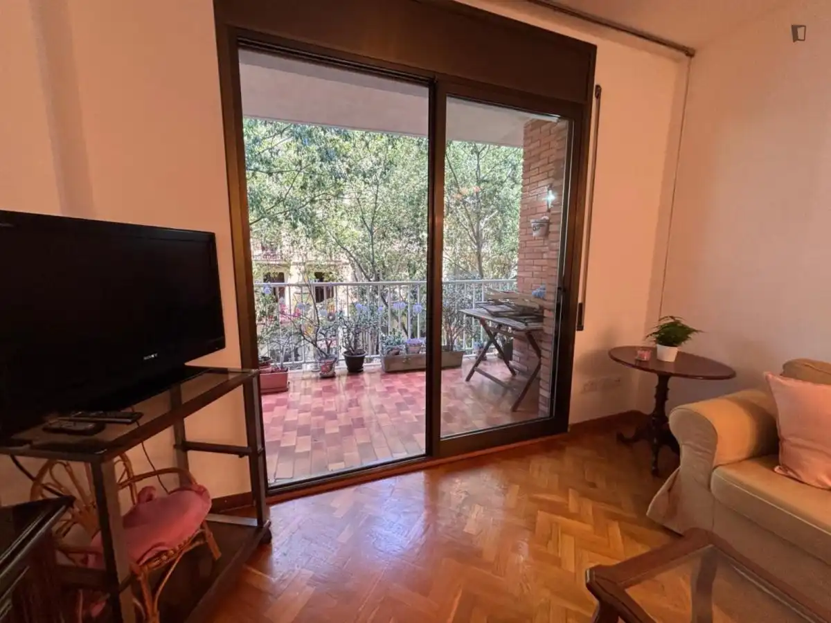 Balcony of Apartments for share in Barcelona  with Heating, Furnished and Oven