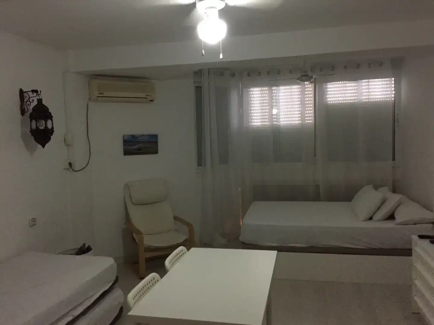 Bedroom of Study for rent in Vélez-Málaga  with Air Conditioner, Private garden and Parquet flooring