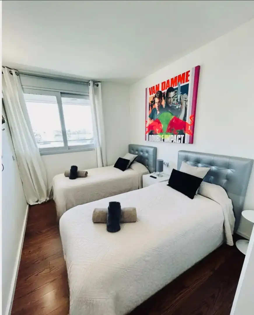 Schlafzimmer von Wohnung zum Verkauf in Eivissa mit Klimaanlage, Parkett und Terrasse