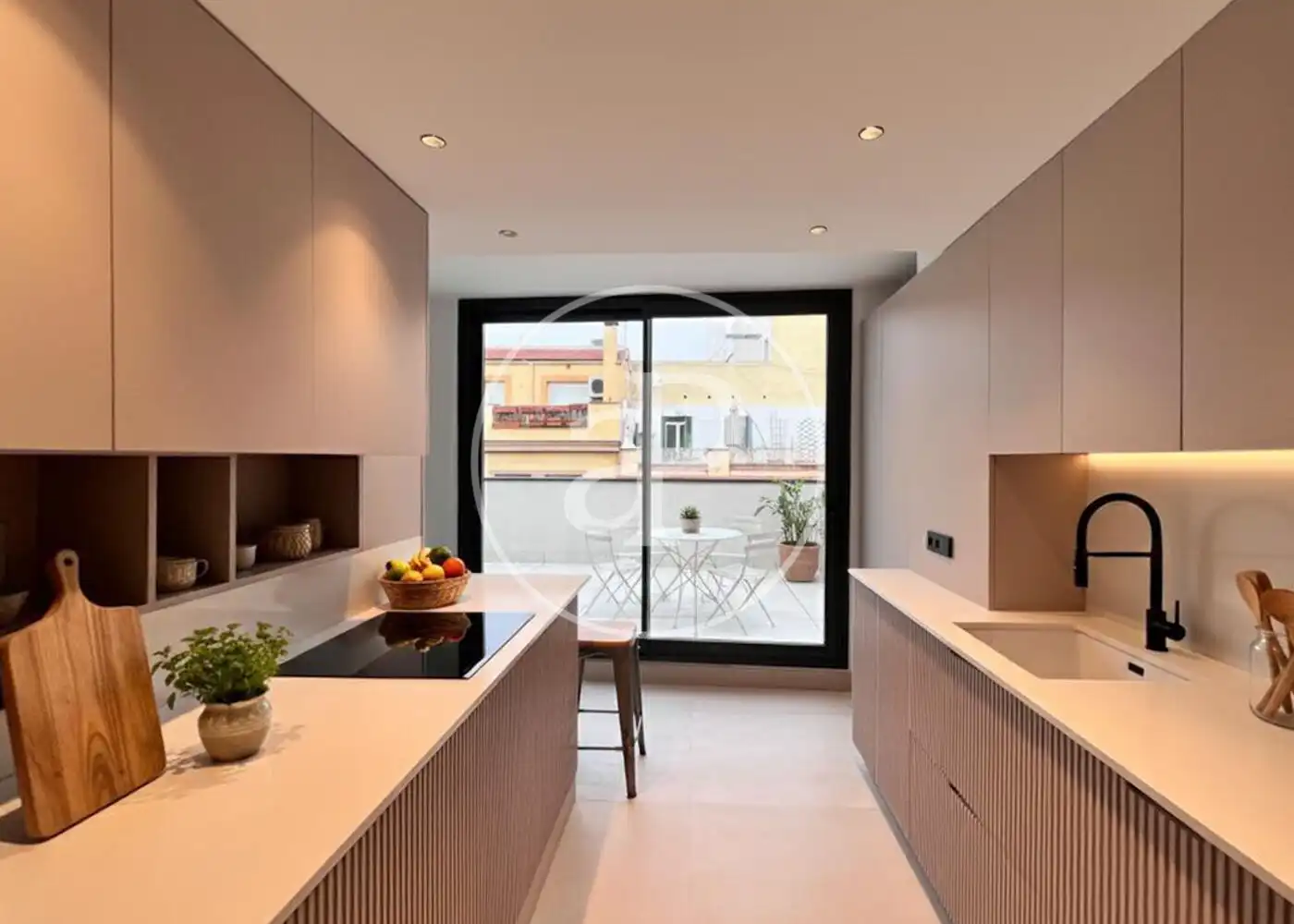 Kitchen of Flat for sale in Madrid  with Air Conditioner, Heating and Terrace