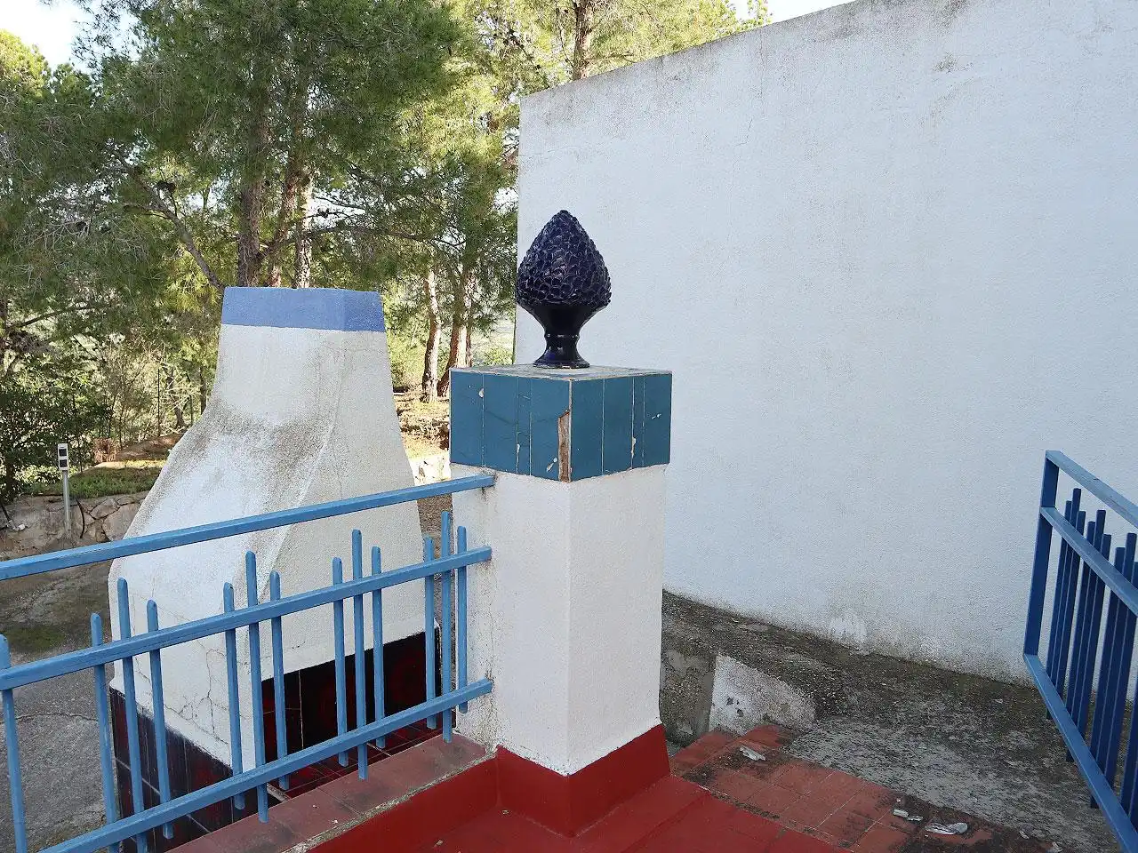 Vista exterior de Casa o xalet en venda en Alcanar amb Jardí privat, Terrassa i Piscina